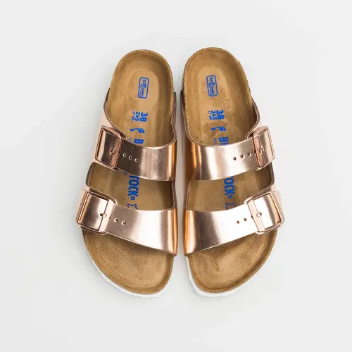 Birkenstock   Arizona NL SFB Metallic Copper
