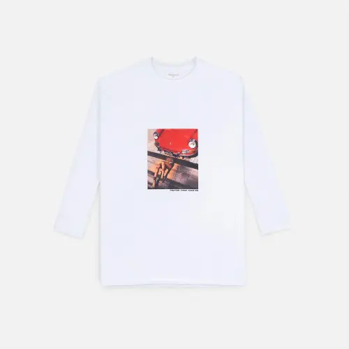 Лонгслив Tassha Yu F1-FTYE Long Longsleeve White 