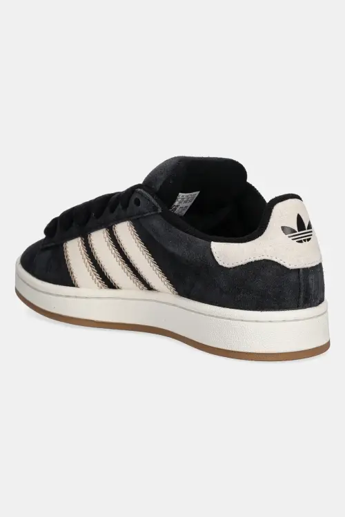 Замшевые кроссовки adidas Originals Campus 00S W цвет чёрный
