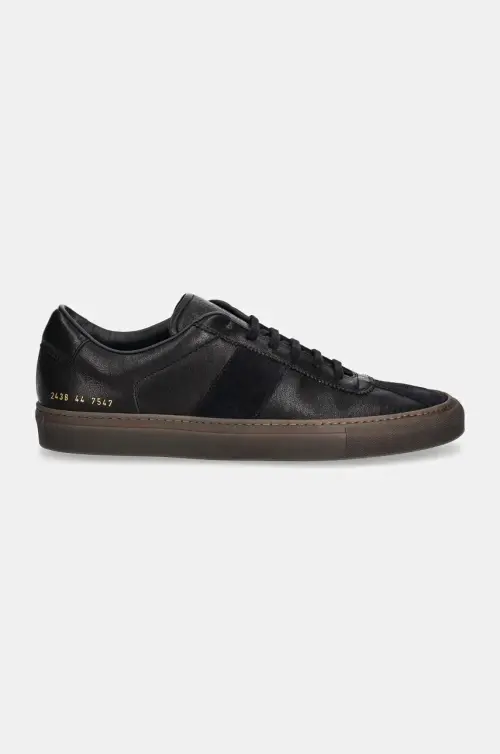 Кожаные кроссовки Common Projects Tennis Trainer цвет чёрный 2438