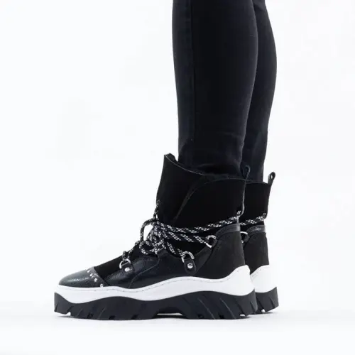 Женские Inuikii Sneaker Trekking 70202-117 BLACK