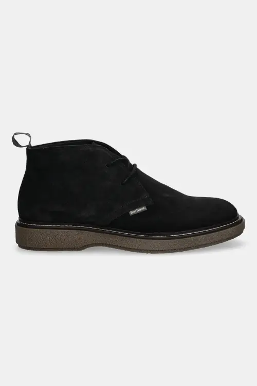 Замшевые кроссовки Barbour Blaine цвет чёрный