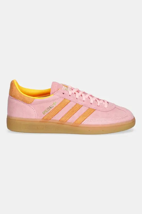 Замшевые кроссовки adidas Originals Handball Spezial цвет розовый JR3606