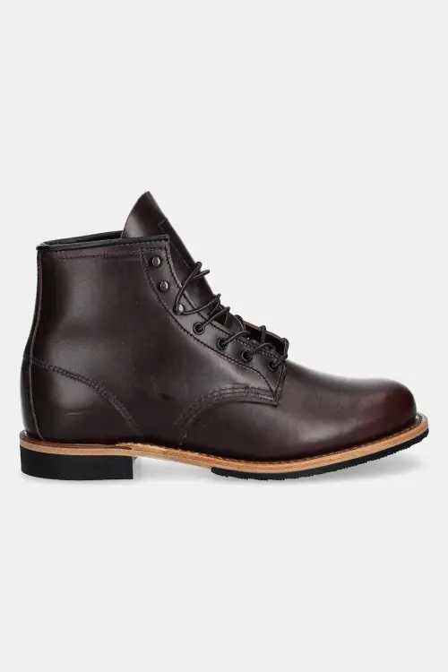 Кожаные ботинки Red Wing мужские цвет бордовый