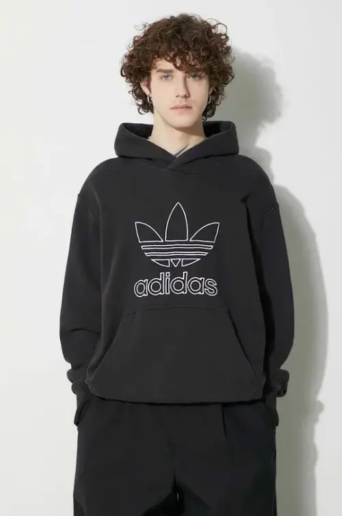 Хлопковая кофта adidas Originals Trefoil Hoodie