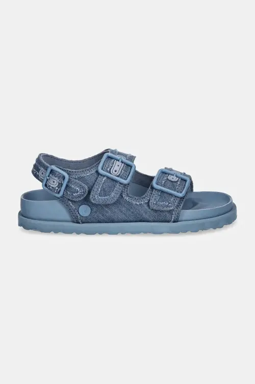Сандалии Birkenstock 1774 Milano Stone Washed Denim женские 1028720