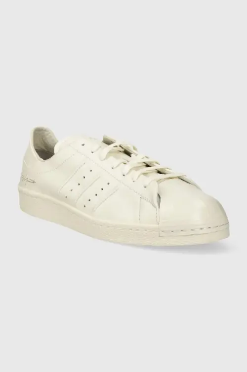 Кожаные кроссовки Y-3 Superstar цвет белый IG4026