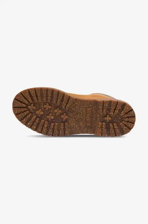 Замшевые ботинки Timberland 6IN Hert BT Cupsole W женские цвет коричневый на плоском ходу A5RS8-BROWN
