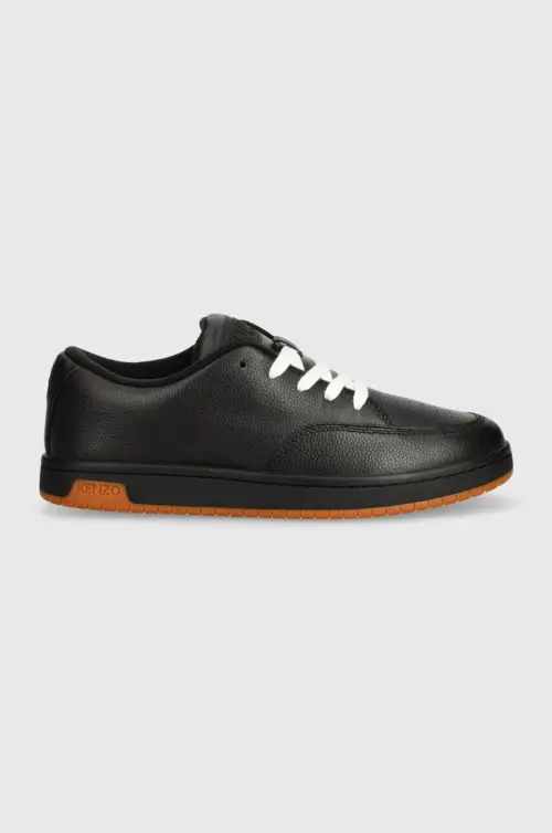 Кожаные кроссовки Kenzo Dome Low Top Sneakers цвет чёрный FD65SN061L53.99