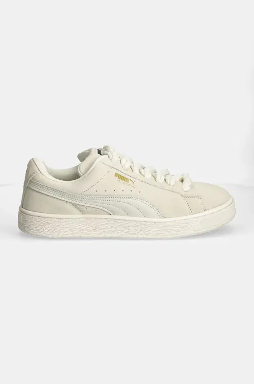 Замшевые кроссовки Puma Suede XL цвет бежевый 398708