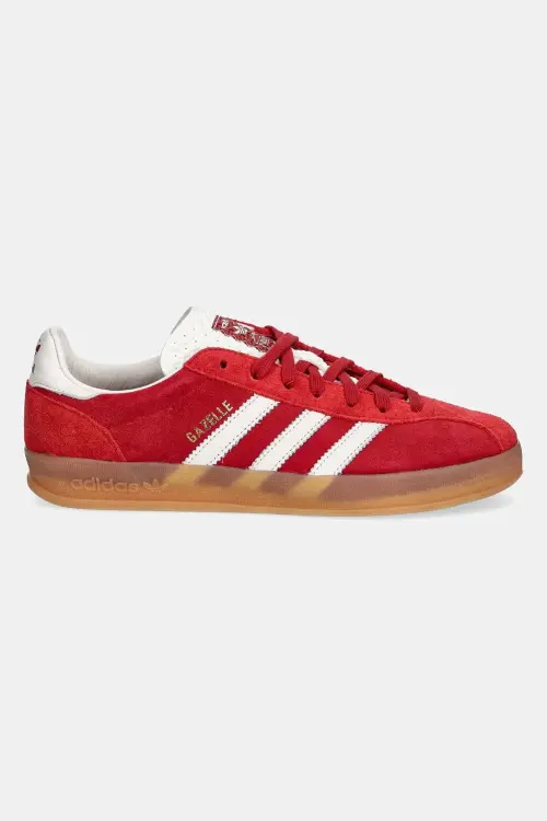 Замшевые кроссовки adidas Originals Gazelle Indoor PRO цвет красный JH5431