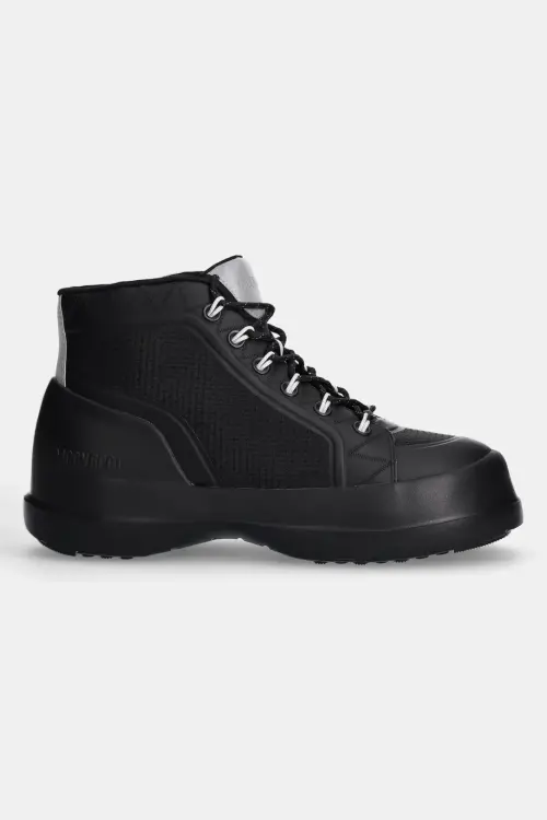 Ботинки Moon Boot MB LUNA TREK MID NYLON мужские цвет чёрный 80D2480080 N001