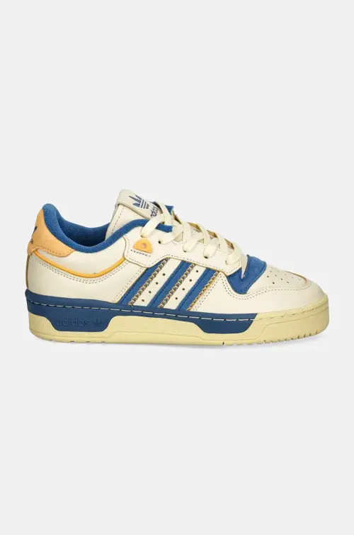 Кожаные кроссовки adidas Originals Rivalry 86 Low цвет бежевый IF4663