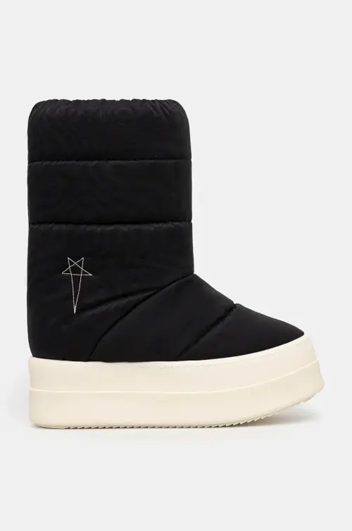 Зимние сапоги Rick Owens Mega Bumper Lunar мужские цвет чёрный DU02D2838.MUPAM9