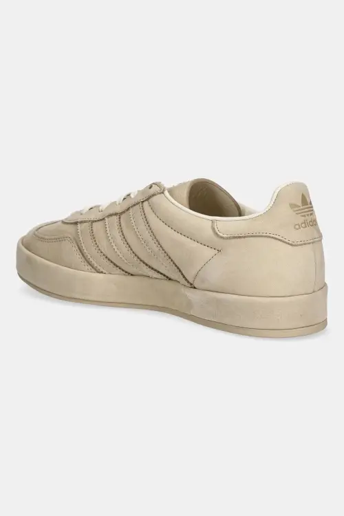 Кроссовки из нубука adidas Originals Gazelle Indoor Lux цвет бежевый