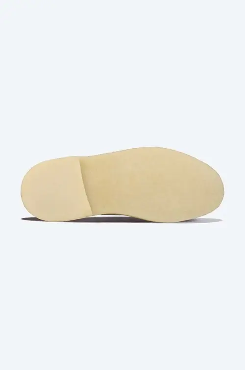 Замшевые ботинки Clarks Desert Boot женские цвет бежевый на плоском ходу 26155525-CREME