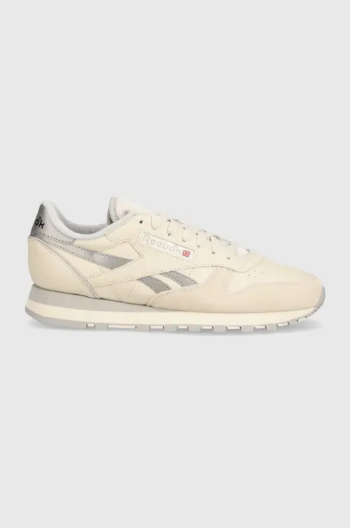 Кожаные кроссовки Reebok Classic Classic Leather 1983 Vintage цвет бежевый 100074341