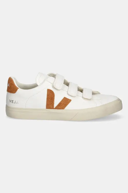 Кожаные кроссовки Veja Recife Logo цвет белый RC0503885B