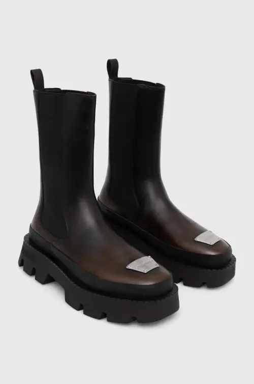 Кожаные полусапоги MISBHV The 2000 Chelsea Boot мужские цвет коричневый 231BM103