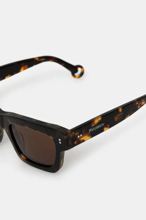 Солнцезащитные очки JW Anderson Jwa02 Rectangle цвет коричневый EW0004.FA0426.685