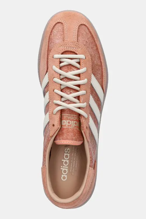 Кожаные кроссовки adidas Originals Handball Spezial цвет оранжевый