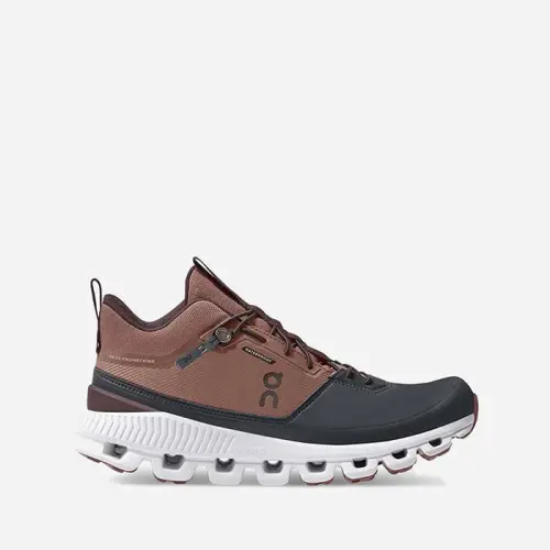 Женские On Running Cloud Hi Waterproof 2899166 COCOA/PEBBLE