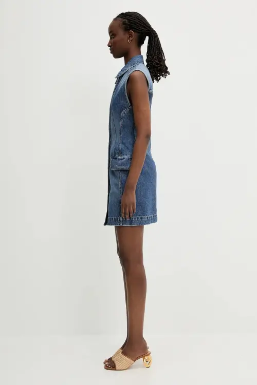 Джинсовое платье Sportmax Carabo mini расклешённое