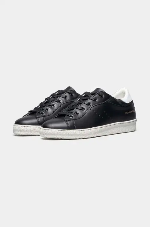 Кожаные кроссовки Filling Pieces цвет чёрный