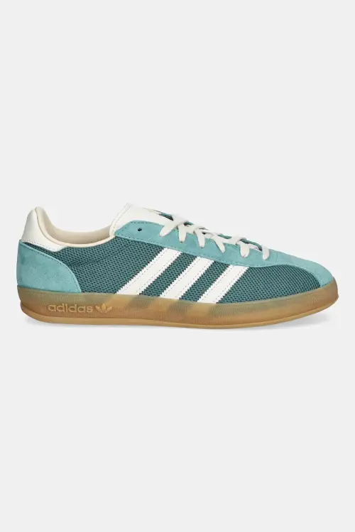 Кроссовки adidas Originals Gazelle Indoor Pro цвет бирюзовый JR8836