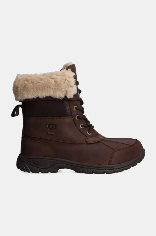 Кожаные ботинки UGG Butte Distressed мужские цвет коричневый 1159510-BCDR