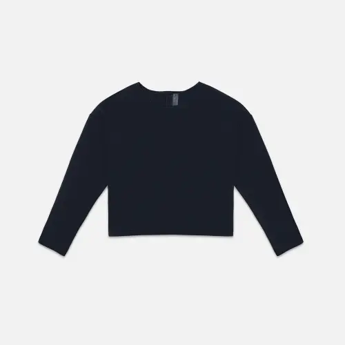 Лонгслив Tassha Yu Piercing Longsleeve Cropped Grafit 