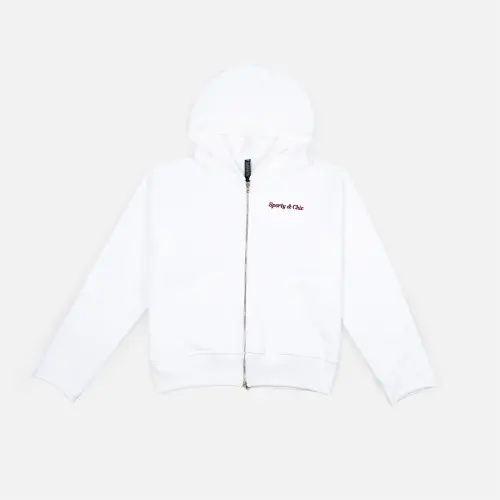 Tassha Yu S&C Zip Hoodie Milk White 