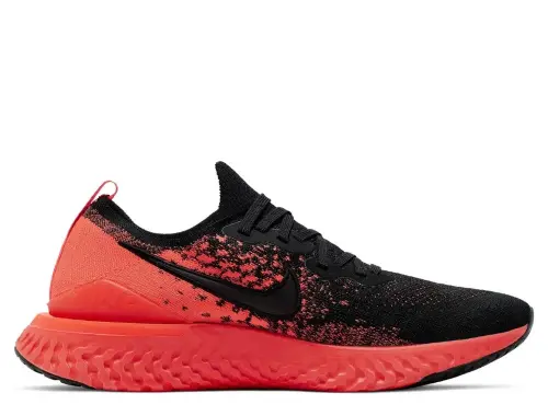 Nike Epic React Flyknit 2 M Красно-Черные