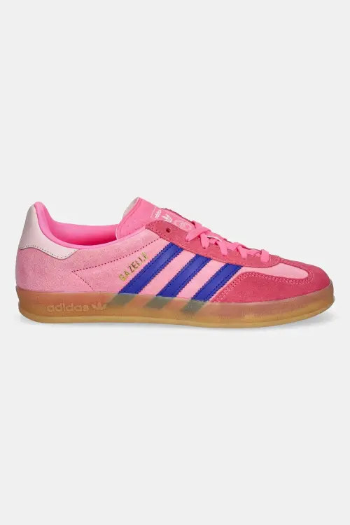 Замшевые кроссовки adidas Originals Gazelle Indoor W женские цвет розовый JQ0194