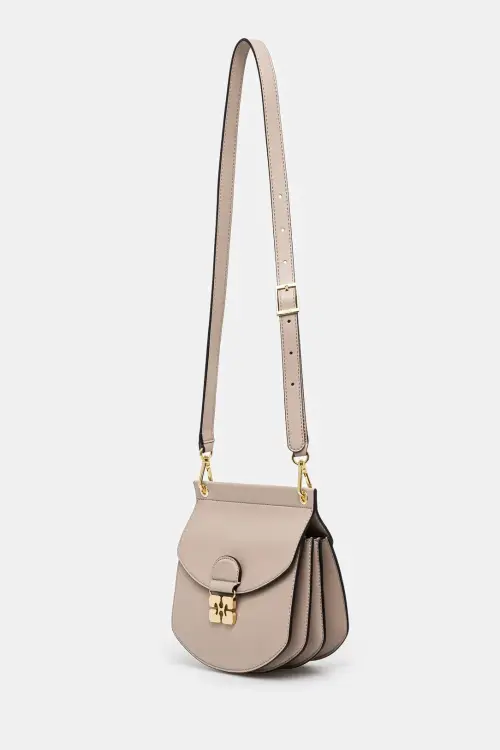 Сумочка GANNI Apo-G Bag Small цвет бежевый