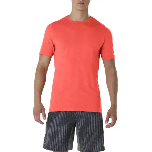 Asics Seamless Short Sleeve Top M Czerwona