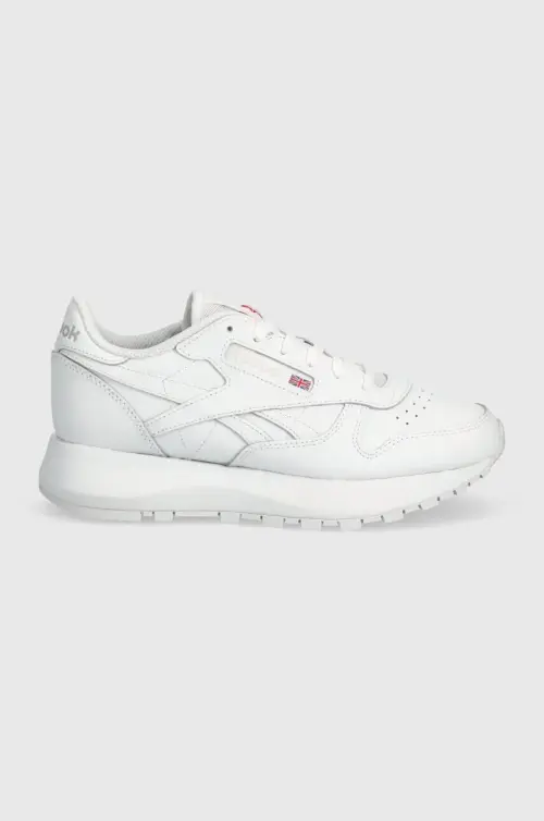 Кожаные кроссовки Reebok Classic Classic Leather цвет белый 100074458