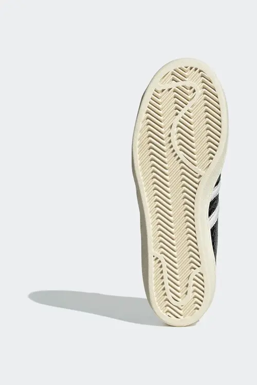 Кожаные кроссовки adidas Originals Superstar Vintage W женские цвет чёрный