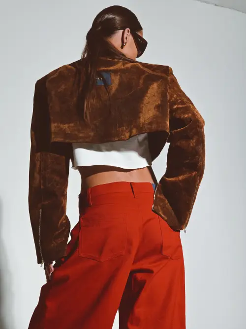 Жакет Tassha Yu Shortcut Jacket Wet Wood