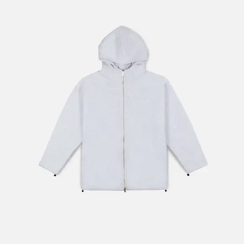 Tassha Yu Front Zip Hoodie Melange 