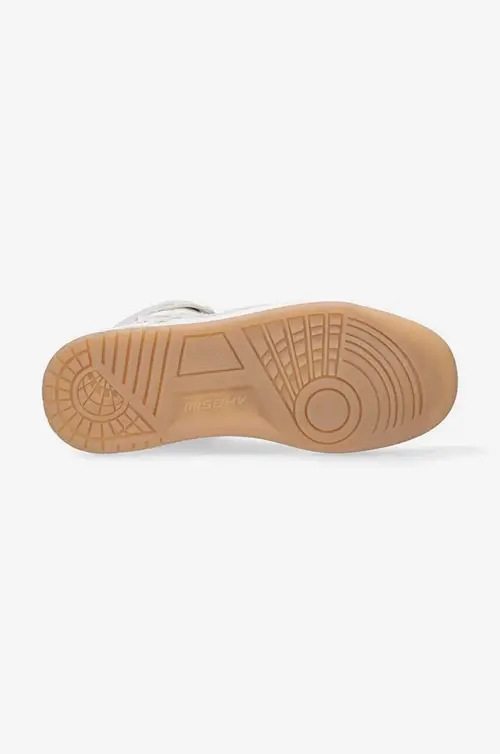 Кожаные кроссовки MISBHV Court цвет белый Court Sneaker 022BM410 OFF-WHITE 022BM410-OFF.WHITE
