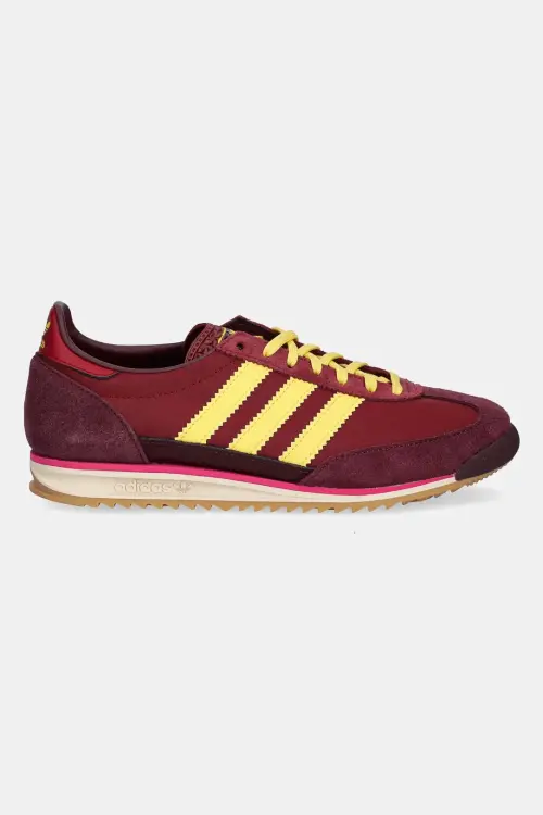 Кроссовки adidas Originals SL 72 OG цвет бордовый JR5747
