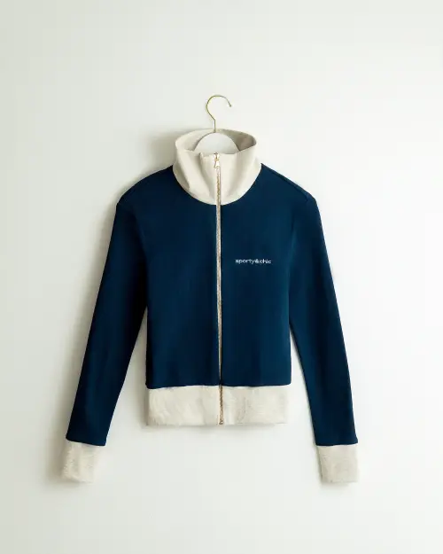 Олимпийка Tassha Yu S&C Nikki Zip Olimp Dark Blue