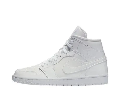 NIKE AIR JORDAN 1 RETRO MID WMNS TRIPLE WHITE