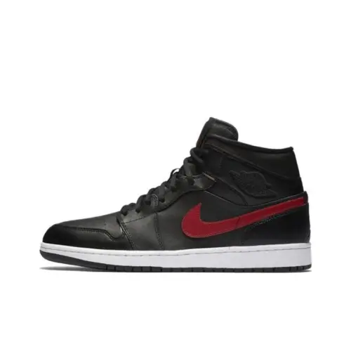 Jordan Air Jordan 1 Retro Mid Black Gym Red     