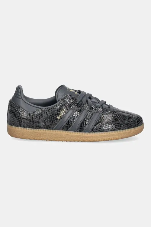 Кожаные кроссовки adidas Originals Samba Og W цвет серый JQ3532