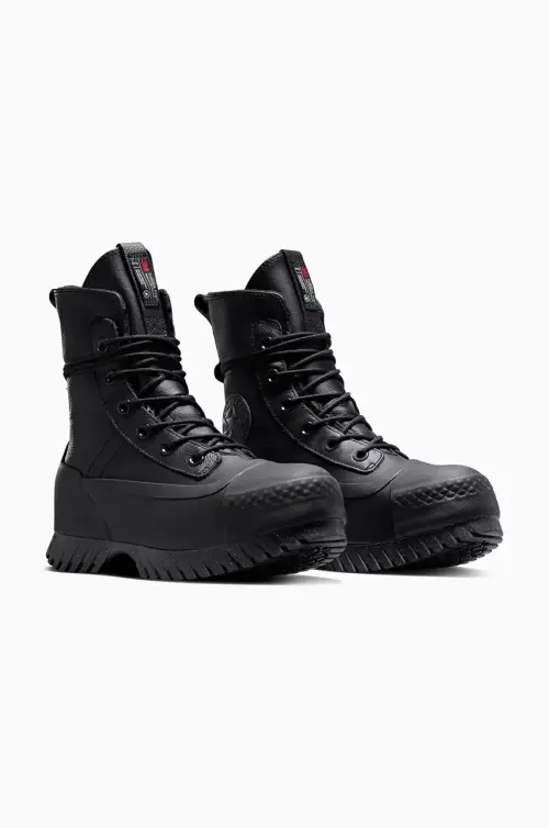Кожаные кроссовки Converse Chuck Taylor All Star Lugged 2.0 CC XHi цвет чёрный A11162C