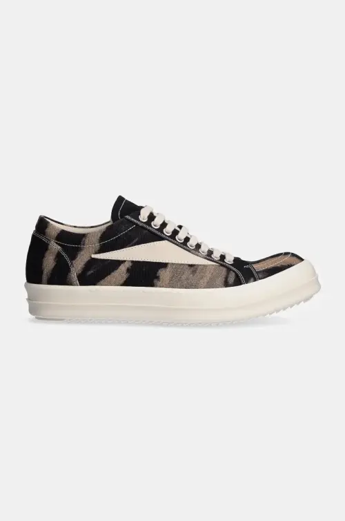 Кроссовки Rick Owens Vintage Sneaks цвет чёрный DU02D2803.DBSULV