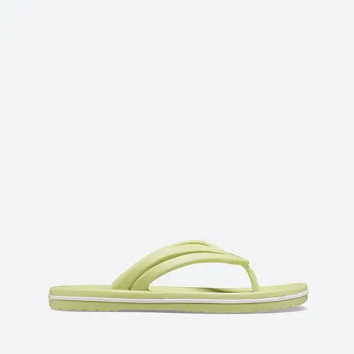 Шлепанцы Женские Crocs Crocband Flip W 206100 LIME ZEST