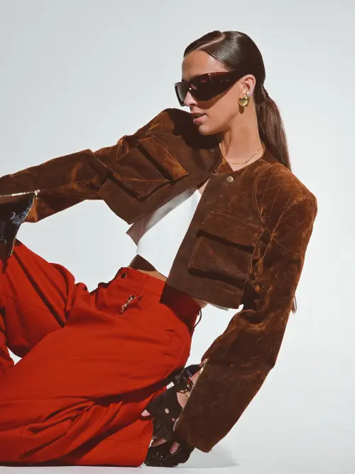 Жакет Tassha Yu Shortcut Jacket Wet Wood